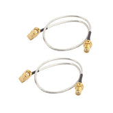 Aexit 2 PCS SMA RF Coaxial RG405 Tieline SMA revolutio-n of 30 cm Antenna Cable (bd8eb3c506c547c317295a8e38c35419)